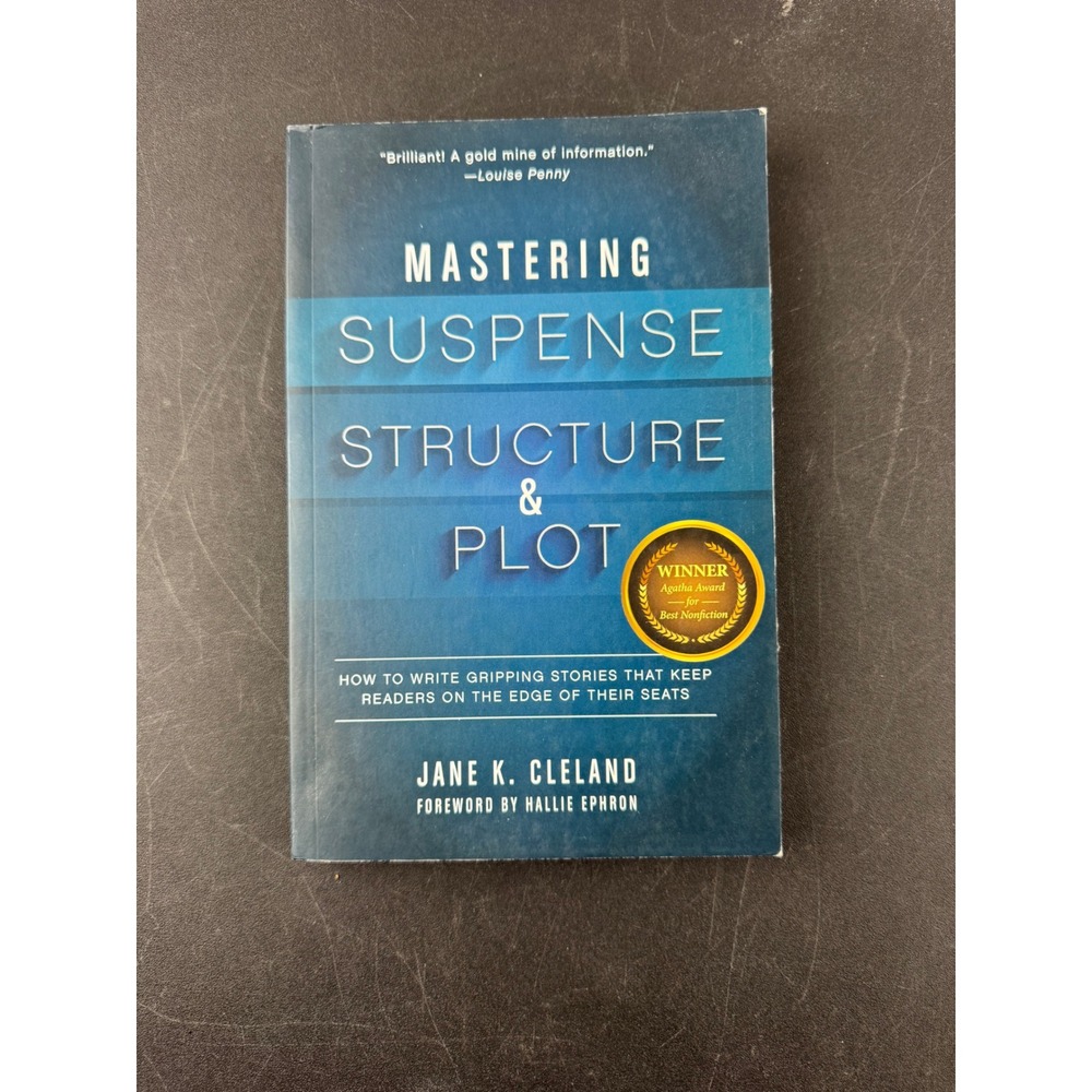 Mastering Suspense Structure & Plot Jane K Cleland Writers Digest Book Paperback